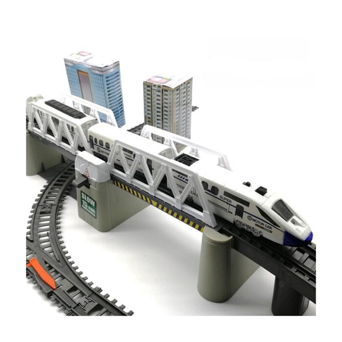 WOOPIE Kolejka Elektryczna Ogromny 914 cm Tor Most Tunel 86 el. - obrazek 12