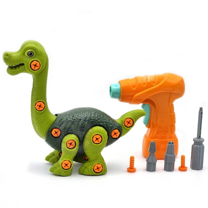 WOOPIE Dinozaur do Skręcania Zestaw Konstrukcyjny + Wiertarka 31 el. - obrazek 2