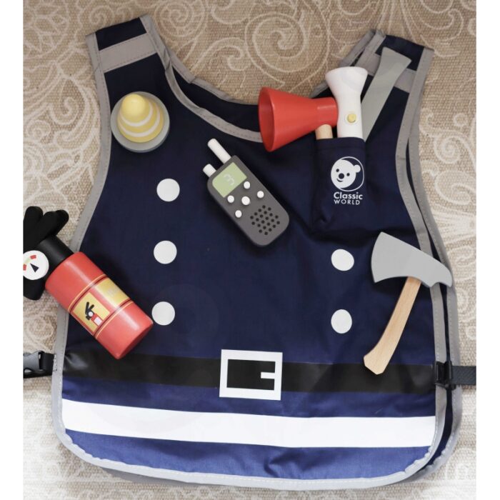 CLASSIC WORLD Little Firefighter Set Costume Tools 8 pcs. - obrazek 5