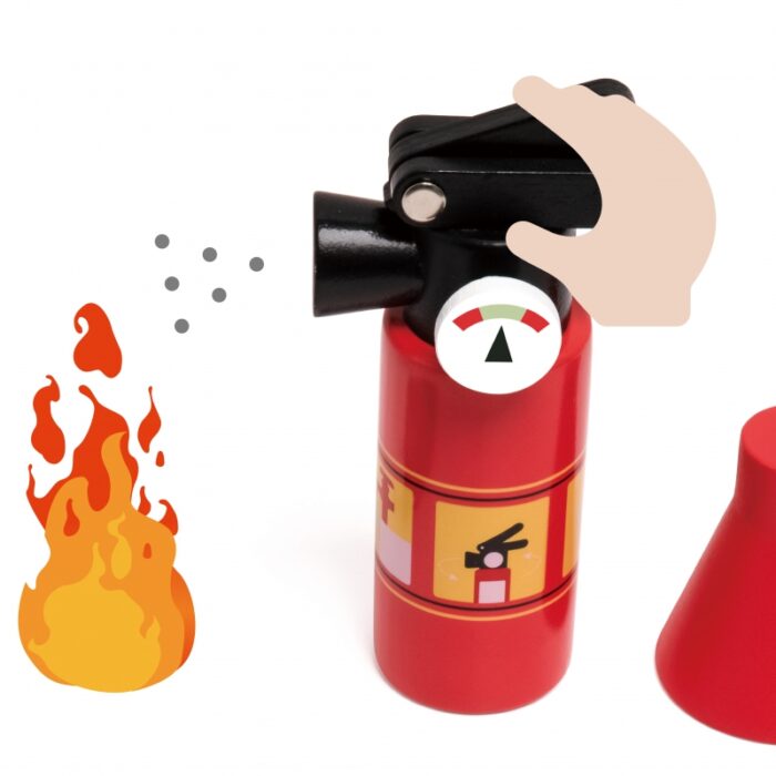 CLASSIC WORLD Little Firefighter Set Costume Tools 8 pcs. - obrazek 10